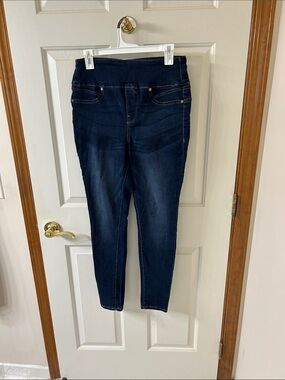 Seven7 Dark Blue Stretch Maternity Jeggings